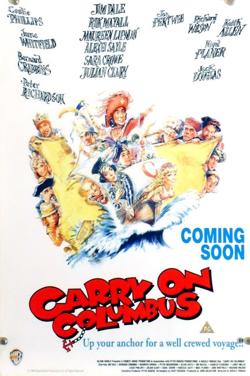 L'affiche du film Carry on Columbus