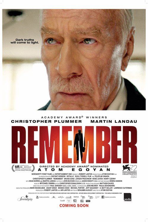 L'affiche du film Remember