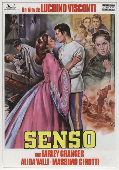 L'affiche originale du film Senso en italien