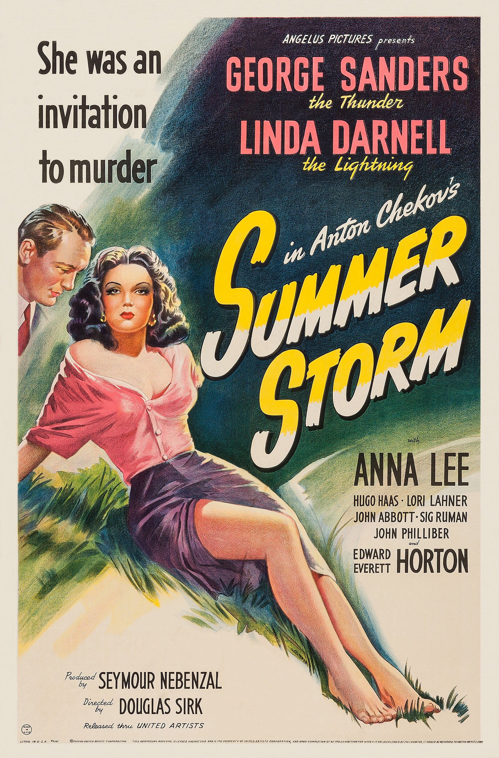 L'affiche du film Summer Storm