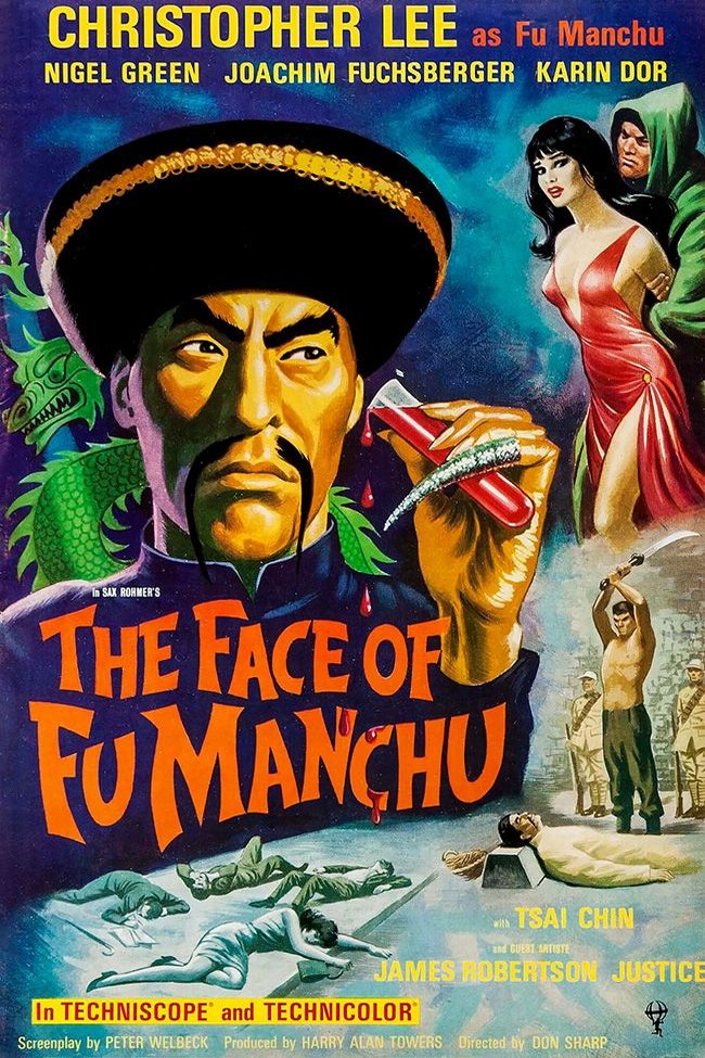 L'affiche du film The Face of Fu Manchu
