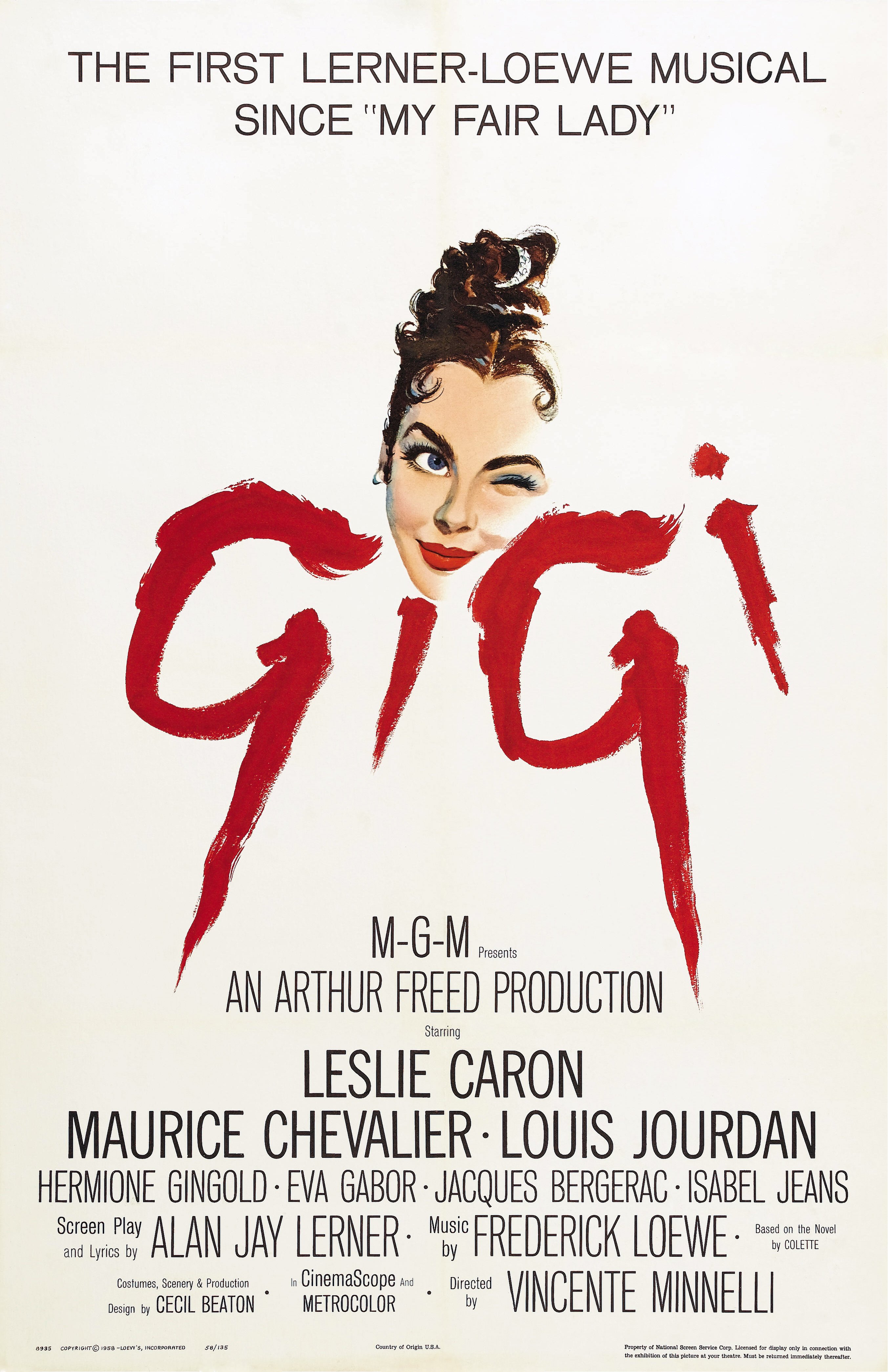 L'affiche du film Gigi