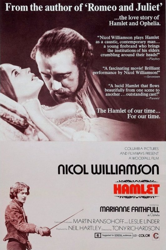 L'affiche du film Hamlet