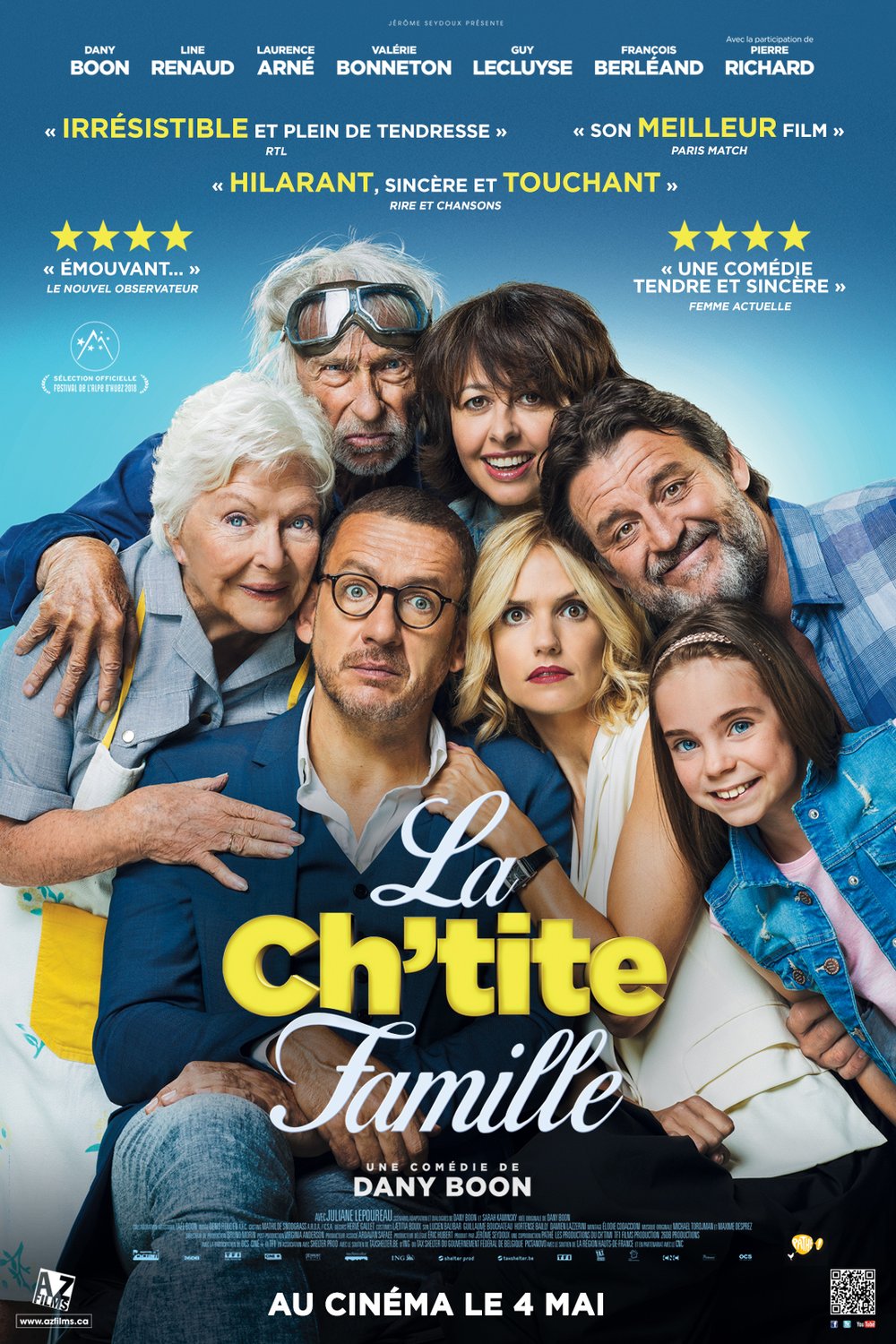 L'affiche du film La Ch'tite famille