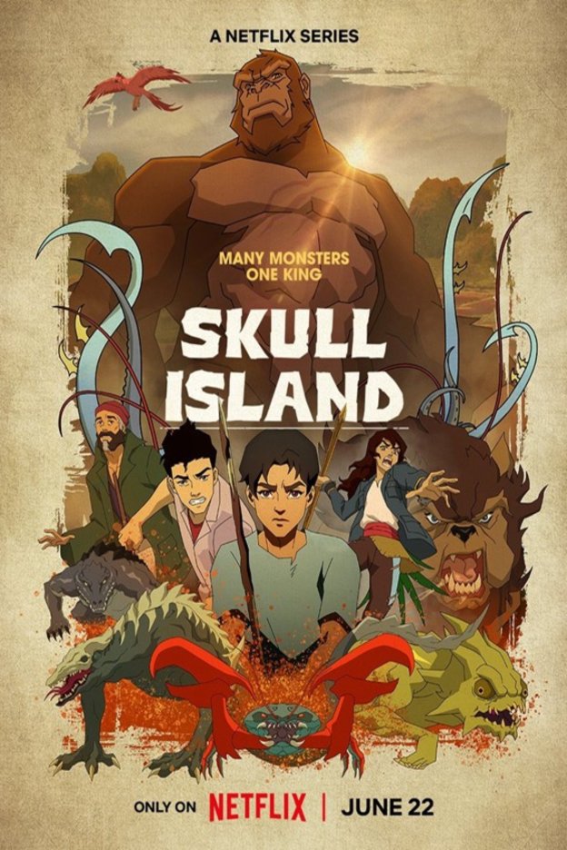 Japanese poster of the movie Skull Island