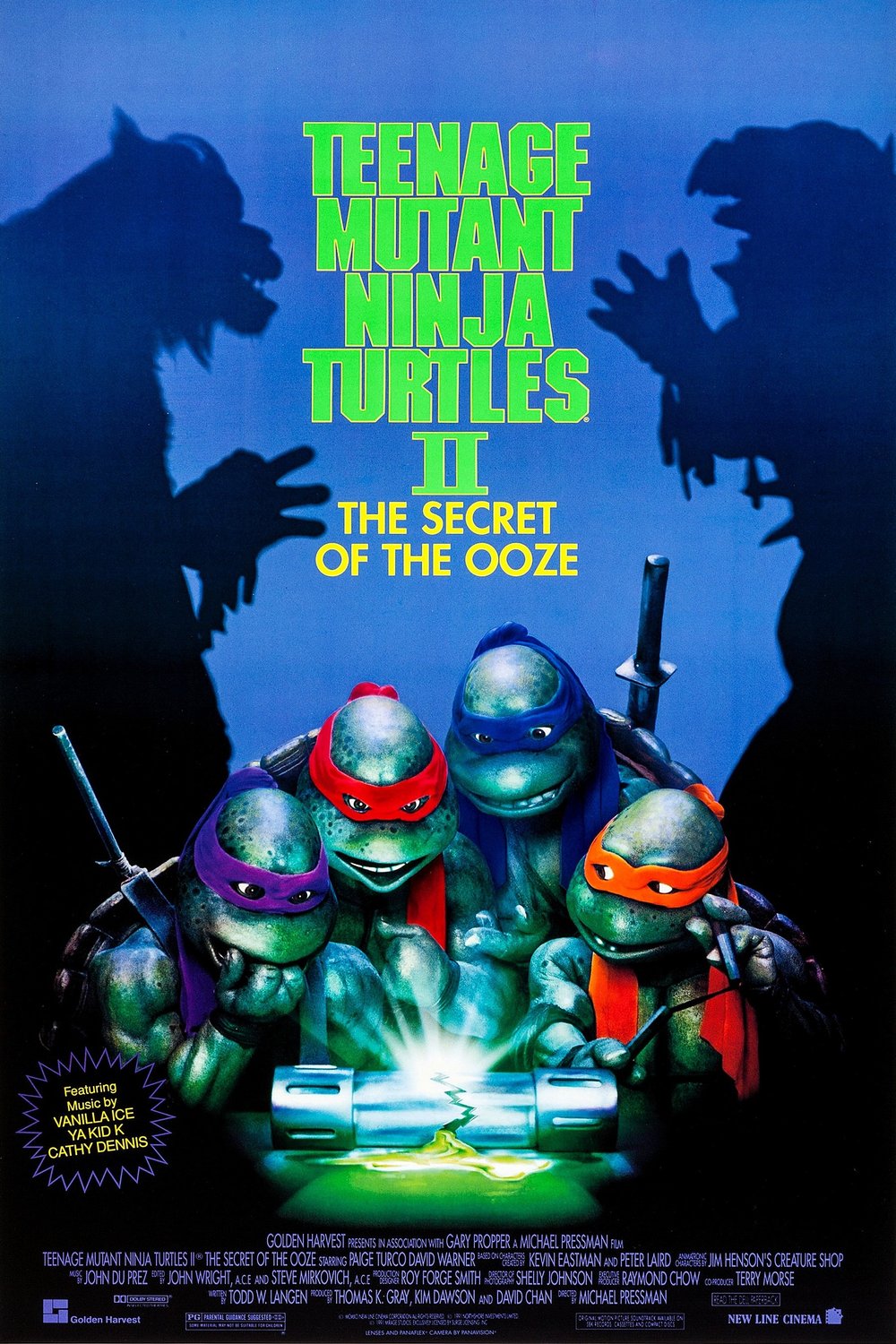 L'affiche du film Teenage Mutant Ninja Turtles 2: La solution secrète