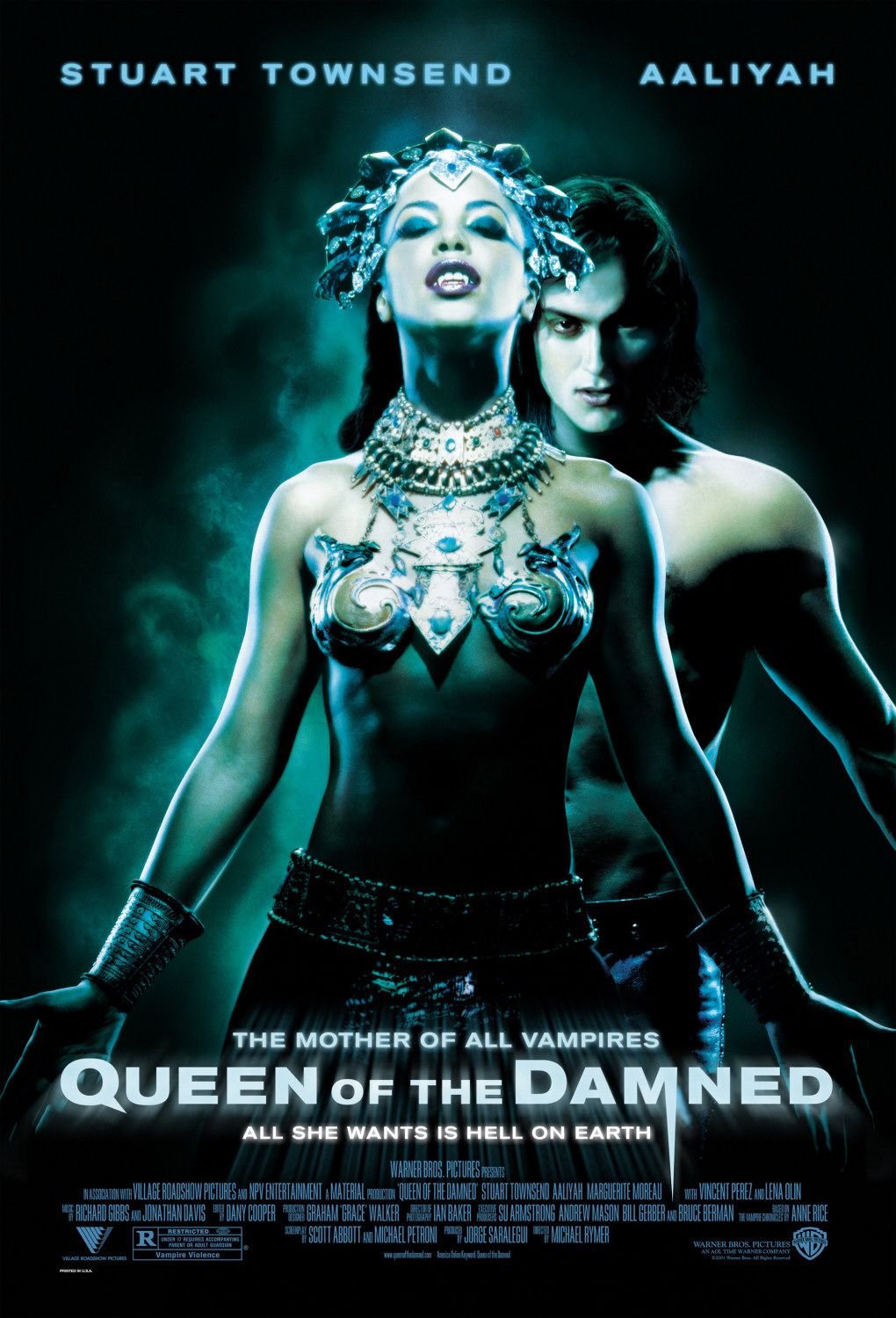 L'affiche du film The Queen of the Damned
