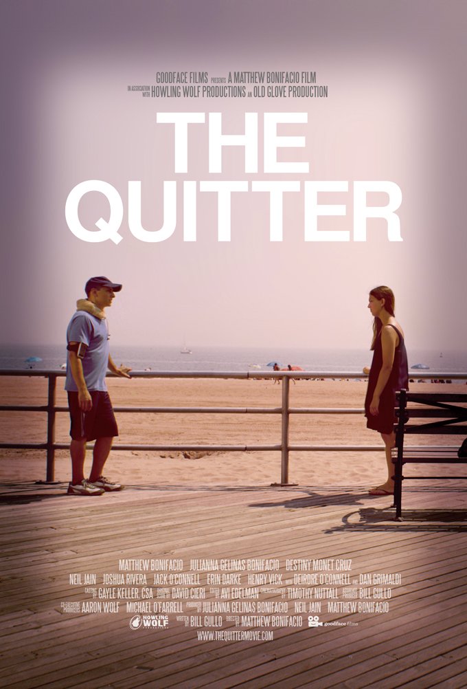 L'affiche du film The Quitter