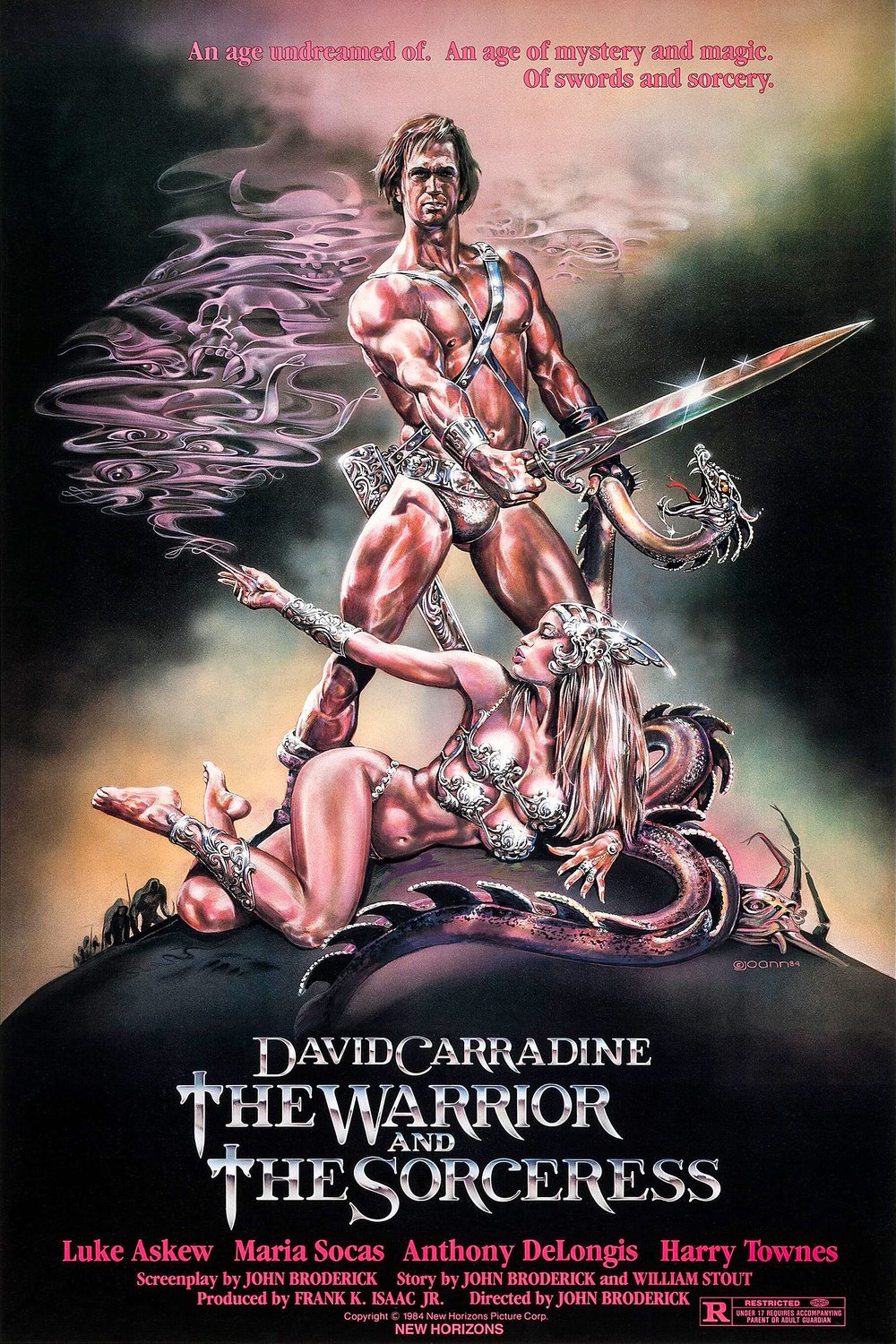 L'affiche du film The Warrior and the Sorceress
