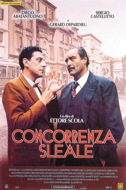 L'affiche originale du film Concorrenza sleale en italien