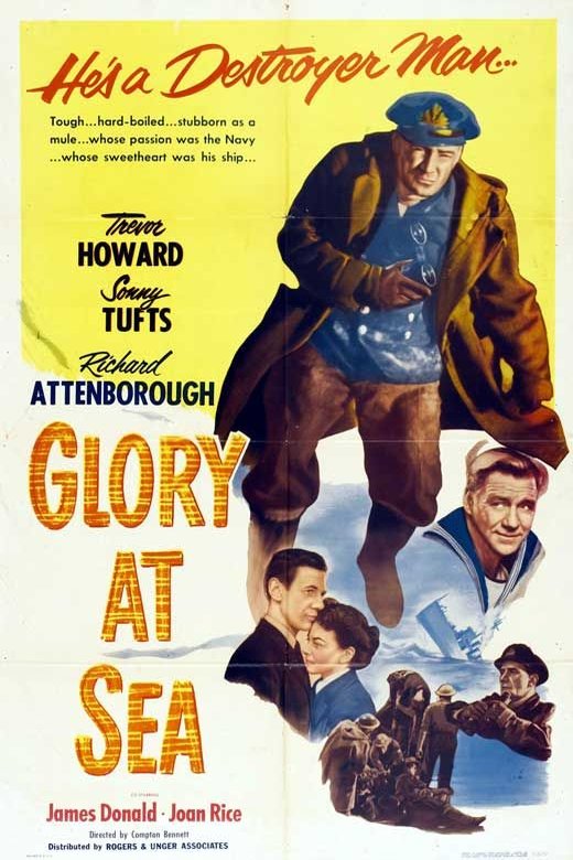German poster of the movie Glory at Sea