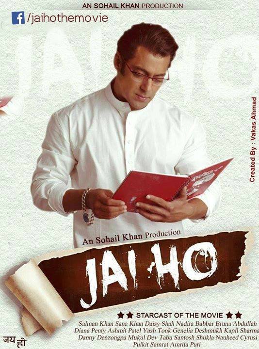L'affiche originale du film Jai Ho en Hindi