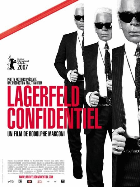 L'affiche du film Lagerfeld Confidential