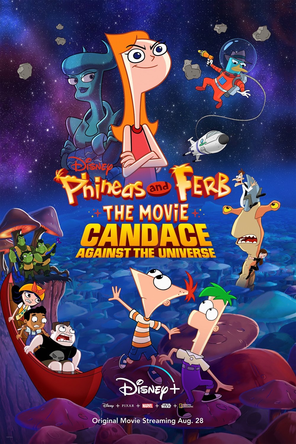 Poster of the movie Phineas and Ferb the Movie: Candace Against the Universe