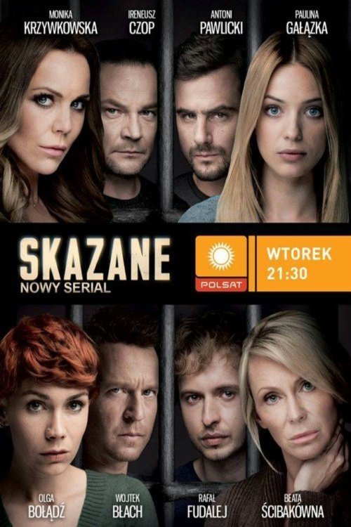 L'affiche originale du film Skazane en polonais