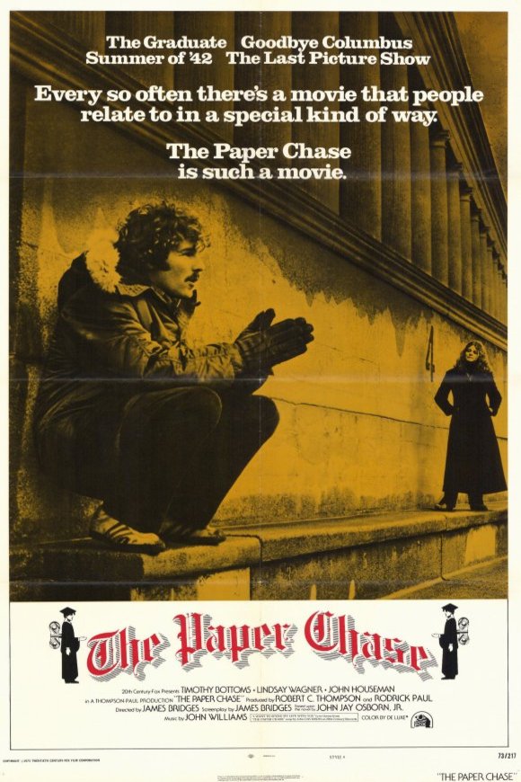 L'affiche du film The Paper Chase