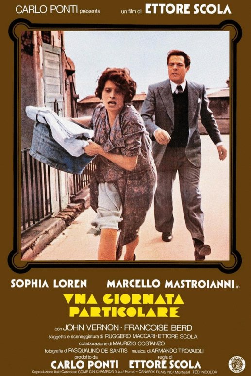 L'affiche originale du film Une journée particulière en italien