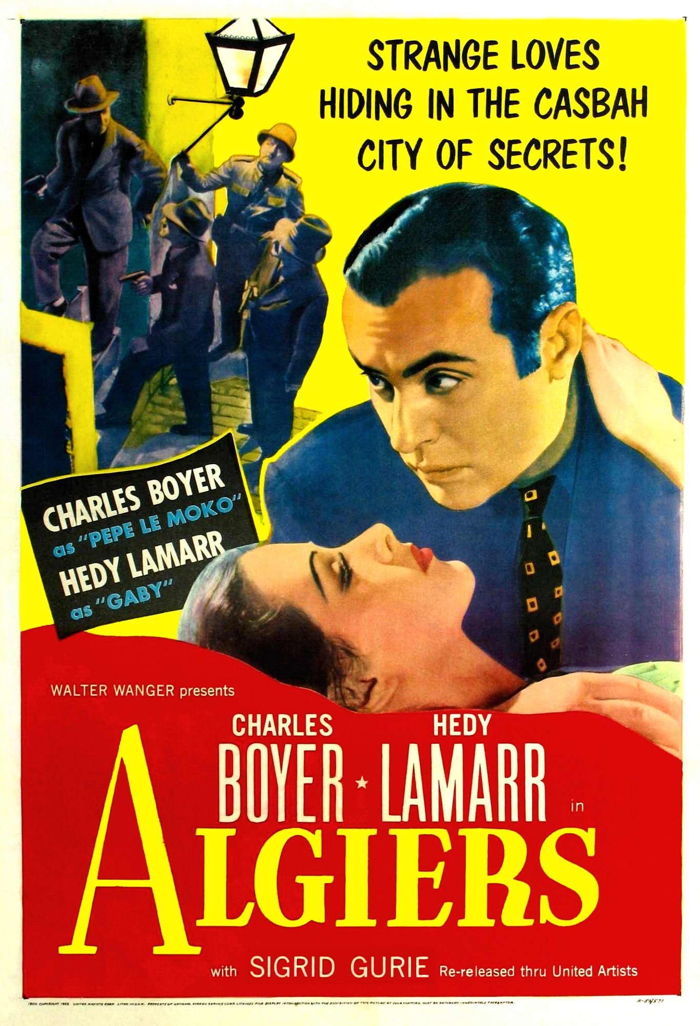 L'affiche du film Algiers