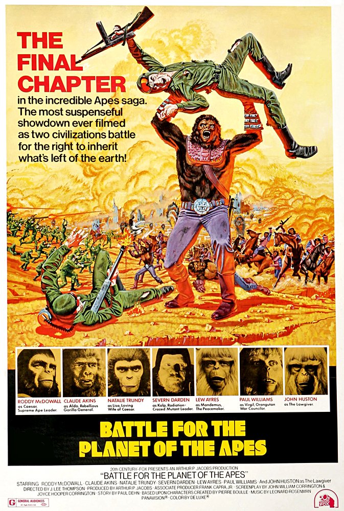 L'affiche du film Battle for the Planet of the Apes