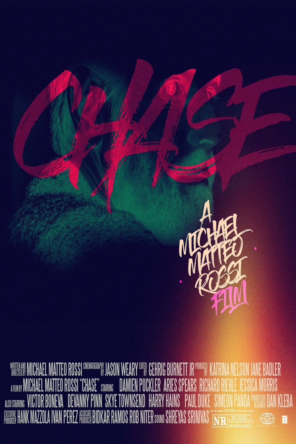 L'affiche originale du film Chase en anglais