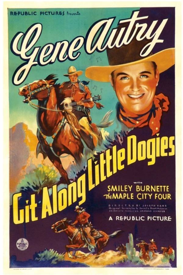 L'affiche du film Git Along Little Dogies