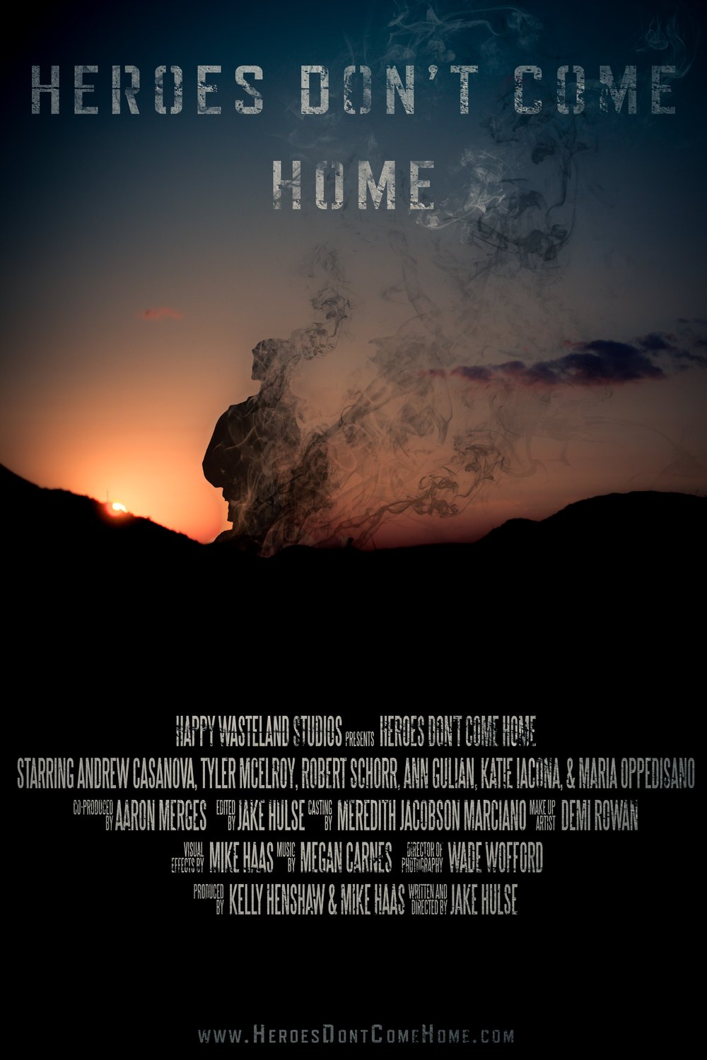 L'affiche du film Heroes Don't Come Home