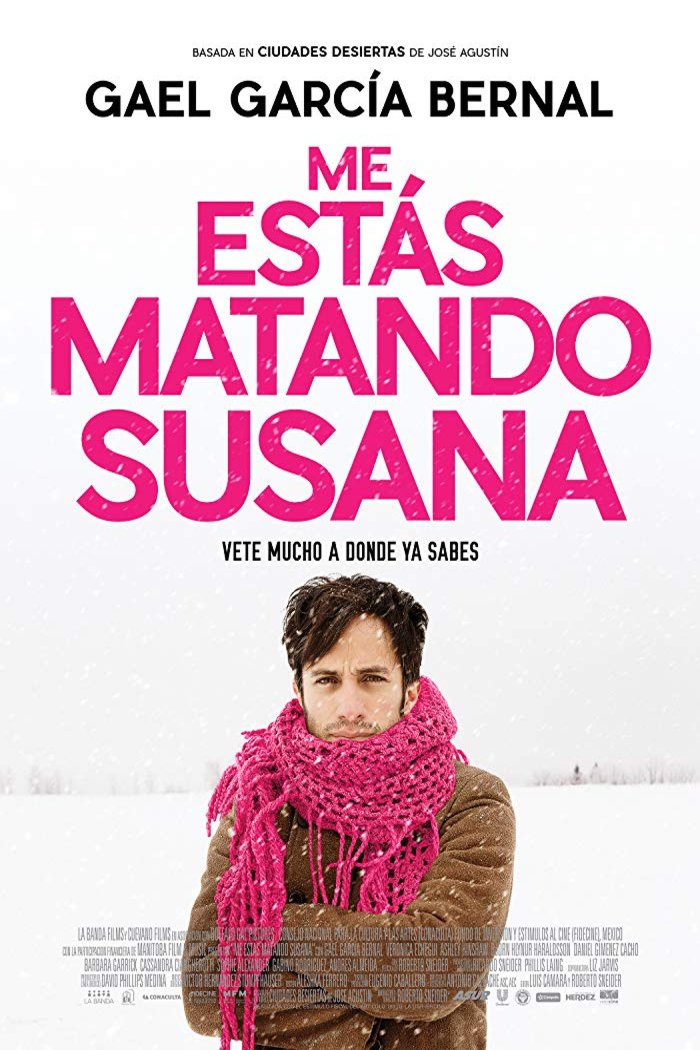 L'affiche originale du film Me estás matando Susana en anglais