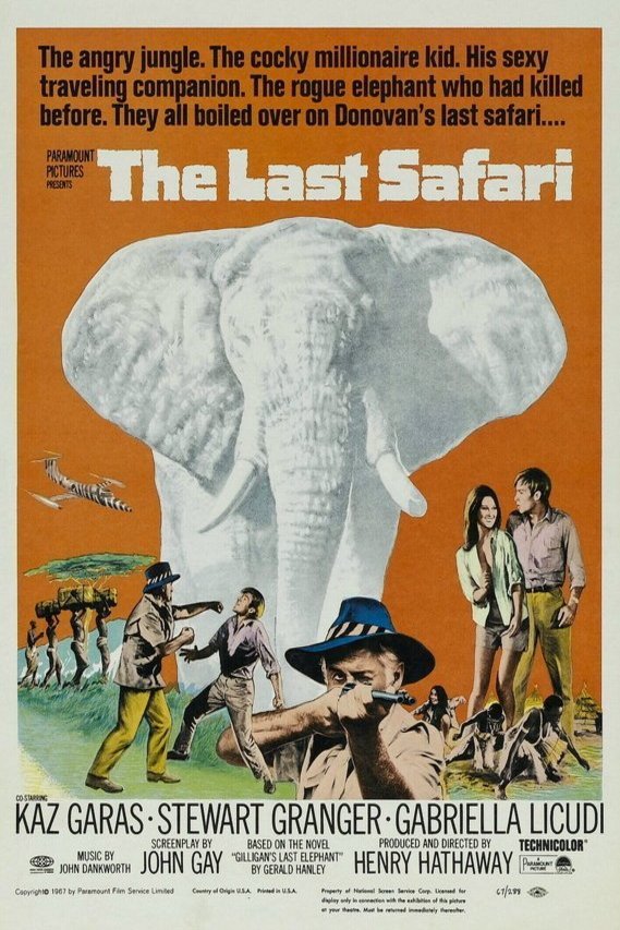 L'affiche du film The Last Safari