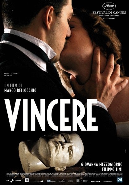 L'affiche originale du film Vaincre en italien