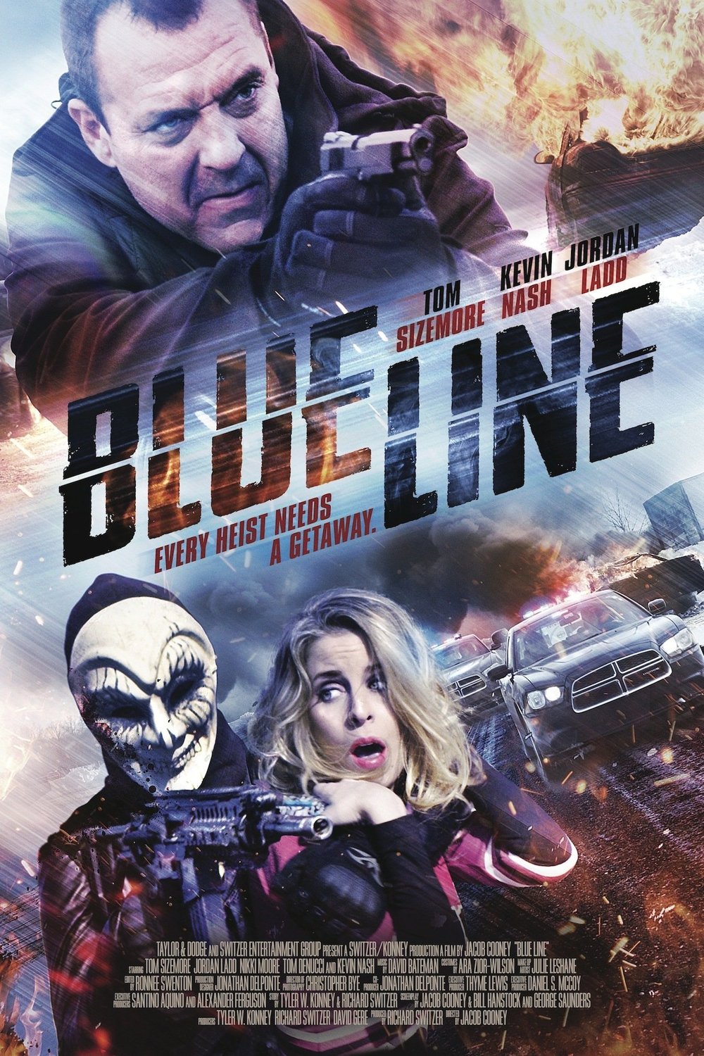 L'affiche du film Blue Line