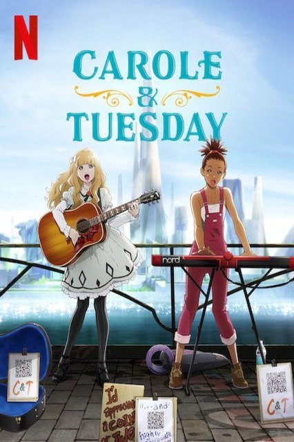 Japanese poster of the movie Carole & Tuesday