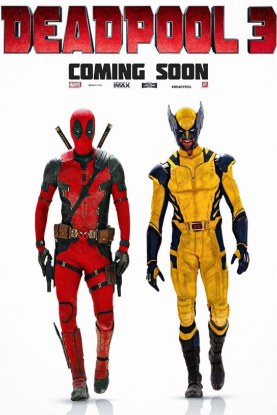L'affiche originale du film Deadpool & Wolverine en anglais