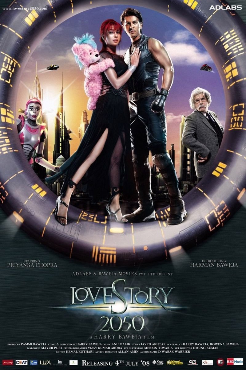L'affiche originale du film Love Story 2050 en Hindi