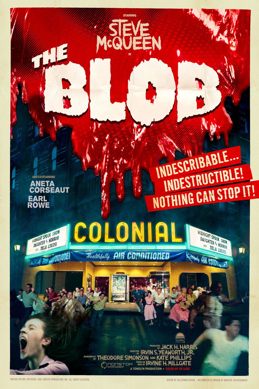 L'affiche du film The Blob