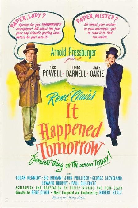 Poster of the movie It Happened Tomorrow