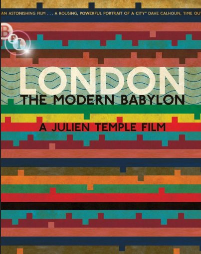 L'affiche du film London: The Modern Babylon