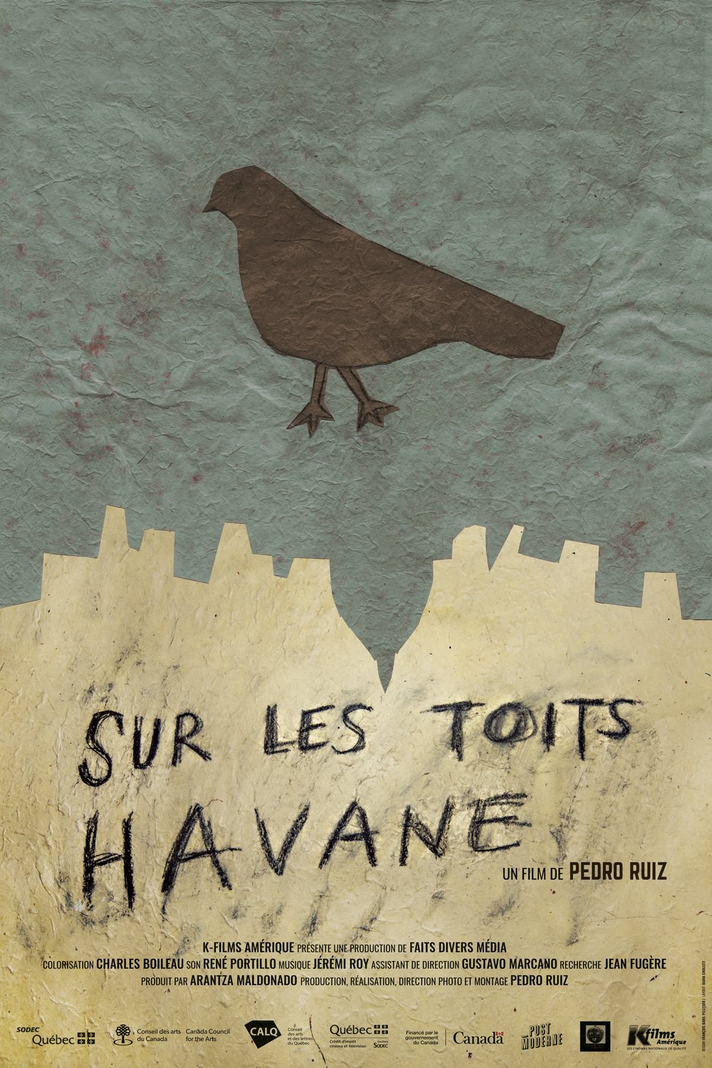 L'affiche du film Sur les toits Havane