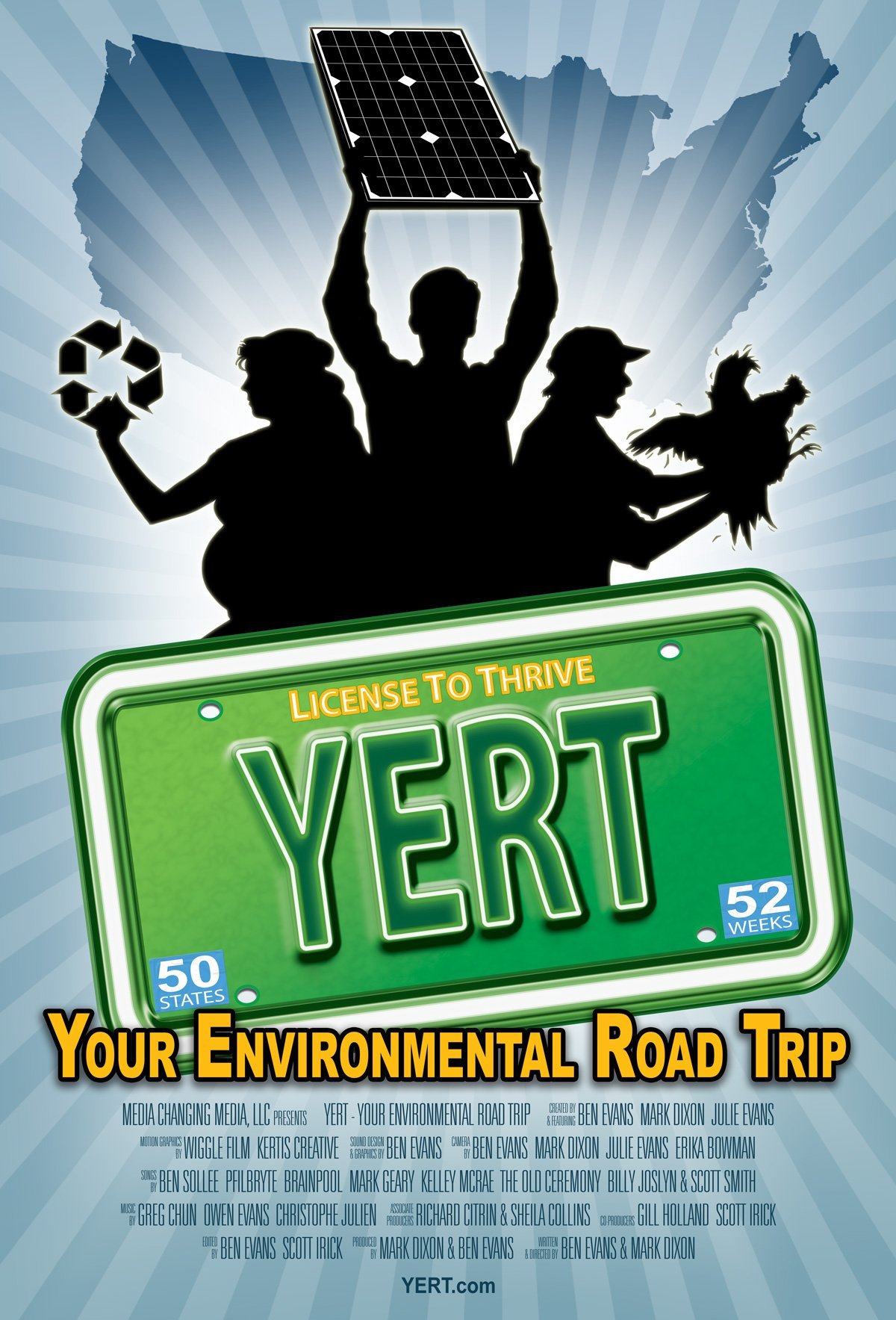 L'affiche du film YERT: Your Environmental Road Trip