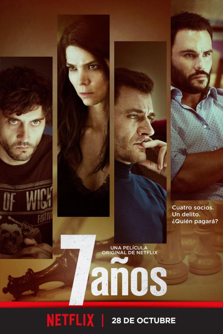 L'affiche originale du film 7 años en espagnol