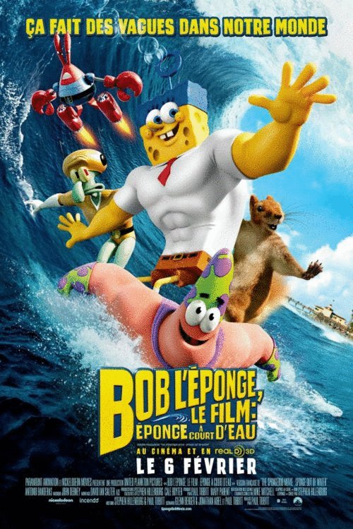 L'affiche du film Bob l'Éponge, le film: Éponge à court d'eau