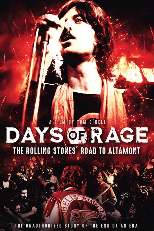 L'affiche du film Days of Rage: The Rolling Stones' Road to Altamont