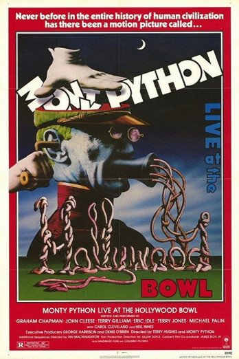 L'affiche du film Monty Python Live at the Hollywood Bowl
