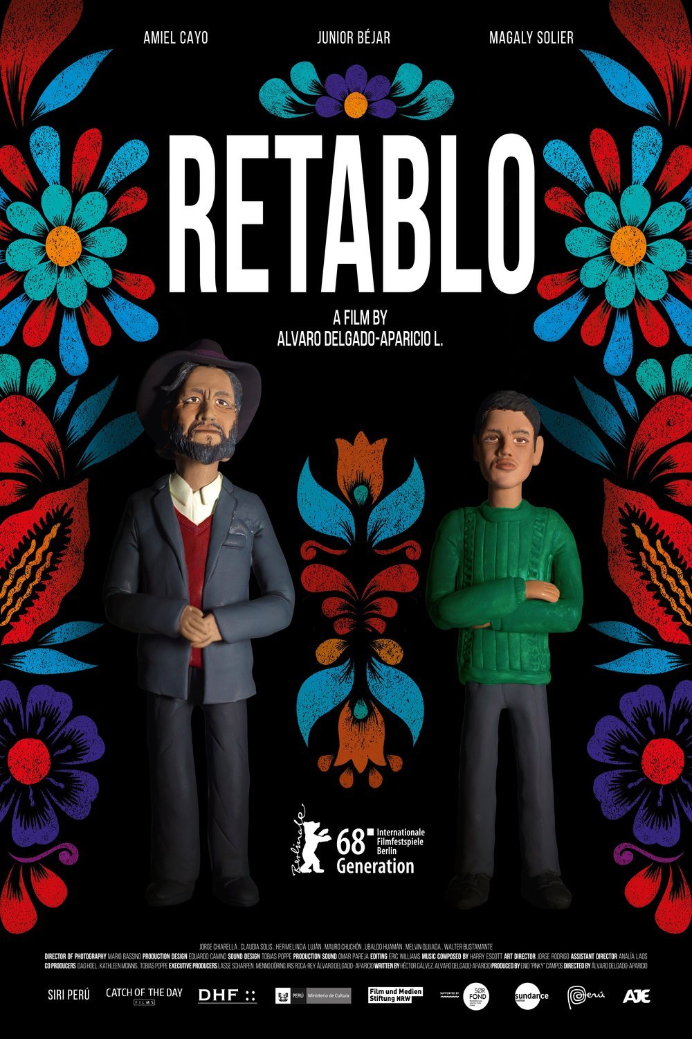 L'affiche originale du film Retablo en Quechua