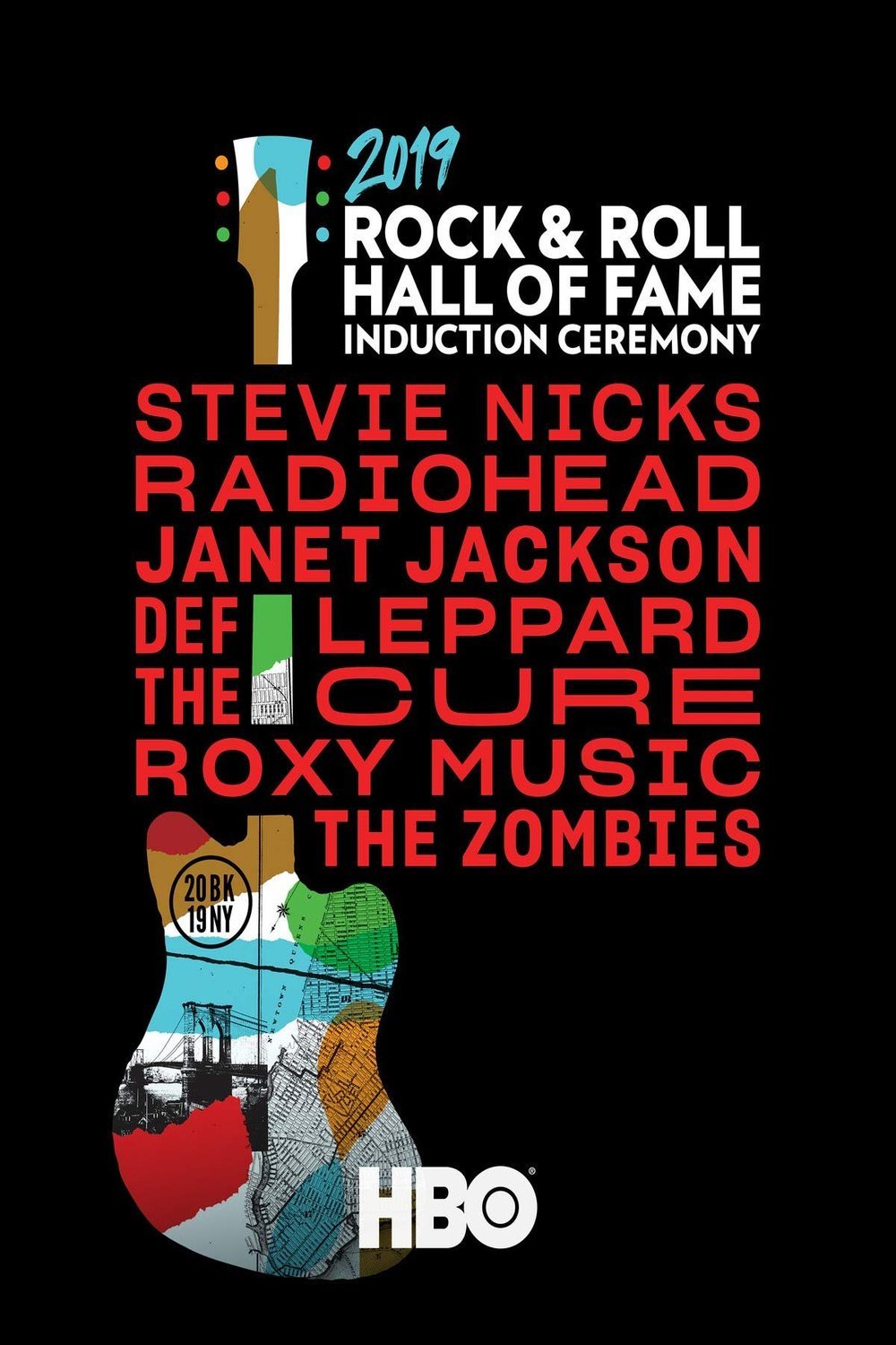 L'affiche du film The 2019 Rock and Roll Hall of Fame Induction Ceremony