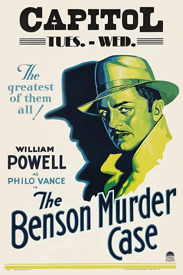 L'affiche du film The Benson Murder Case