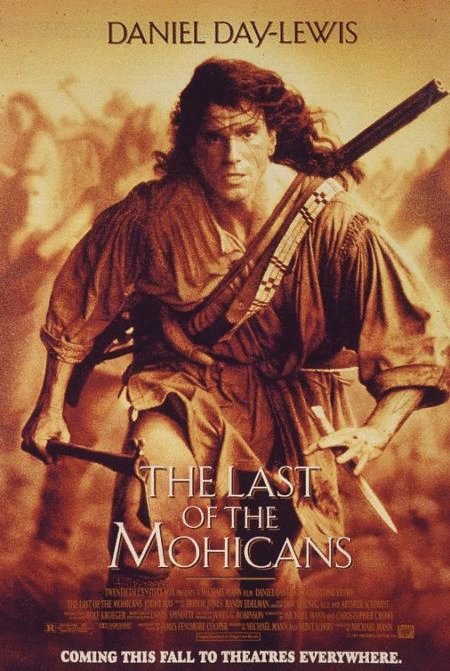 L'affiche du film The Last of the Mohicans