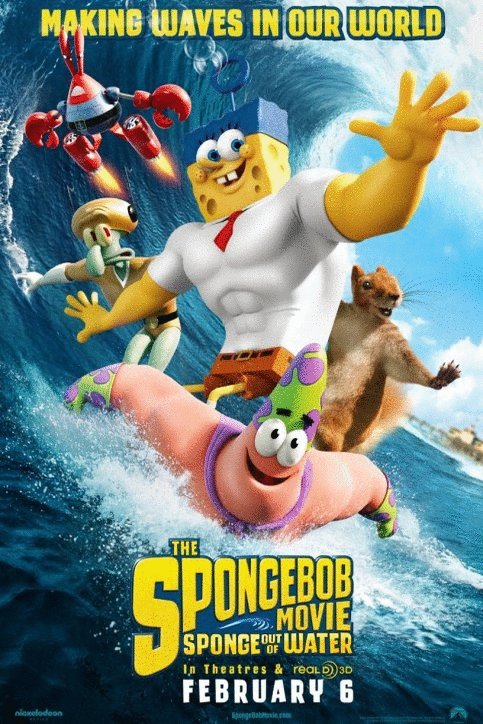 L'affiche du film The SpongeBob Movie: Sponge Out of Water