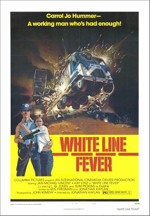 L'affiche du film White Line Fever