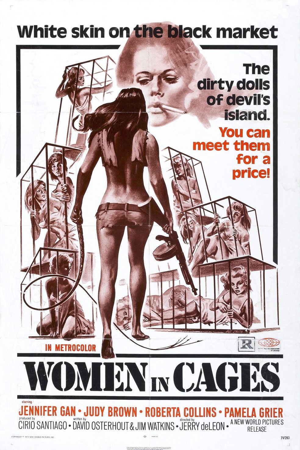 L'affiche du film Women in Cages