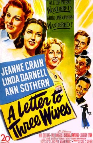 L'affiche du film A Letter to Three Wives